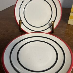Pfaltzgraff Empire Red Salad Plates Set of 2